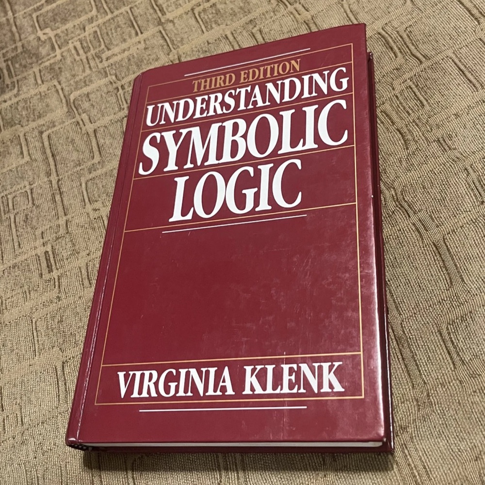 Understanding Symbolic Logic: Third Edition by Virginia Klenk
